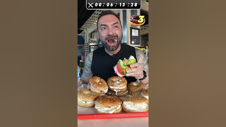 I was DEFEATED by this CHALLENGE! 😱🥯 $100 if I EAT EVERYTHING in 30 minutes?