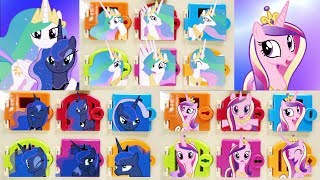 Princess Celestia Luna Cadance Trapped Doors Compilation Video