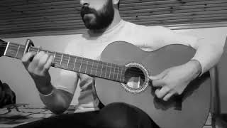 تقاسيم نهاوند -محمد القصبجي -جيتار Taqasim guitar (nahawand-la)