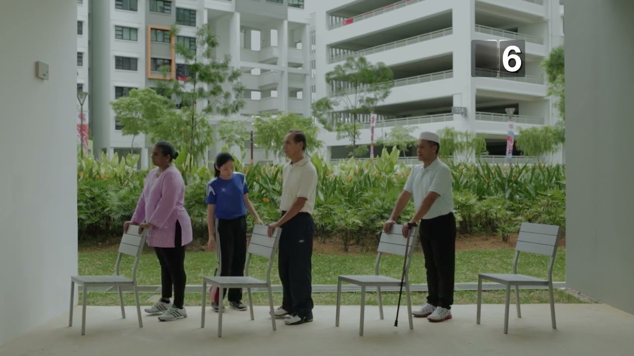 Balance Exercise Side Leg Raise (Full Segment)