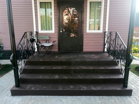 Ремонт крыльца из плитки в частном доме в с Белый Раст в Дмитровском районе МО по технологии C3