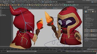 Create a Game Ready Character 🔥 Minion (League of Legends) 🔥part 3 – Maya, Rig, skining, Blend Shape