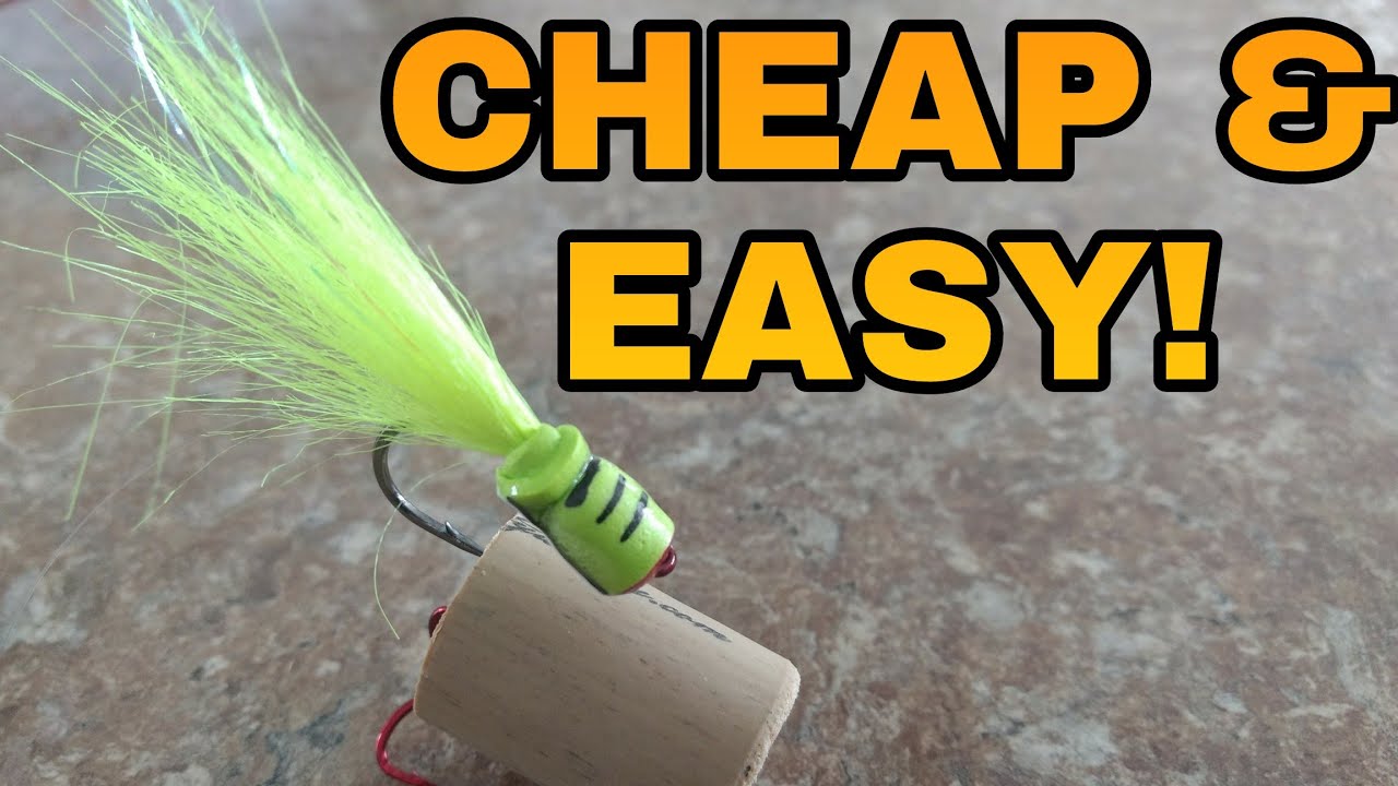 Fly Tying Tips - CHEAP & EASY Foam Popper Body 