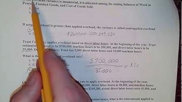 Managerial Accounting: How to Calculate Predetermined Overhead Rate and Apply Overhead to Production