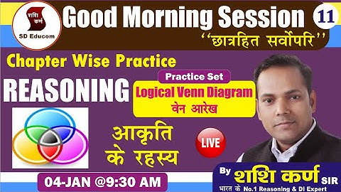 Logical Venn Diagram वेन आरेख | Reasoning Topic Wise | Reasoning By Shashi Karna Sir