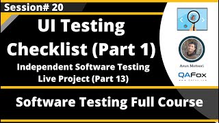 Session 20 - UI Testing Checklist (GUI) - Part 1 screenshot 3