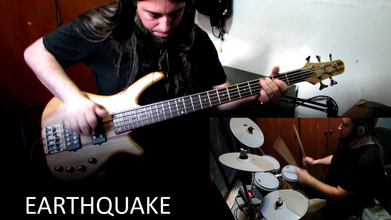 Earthquake Graham Central Station Bass & Drum cover YouTube