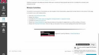STC 336-Navigating through the modules