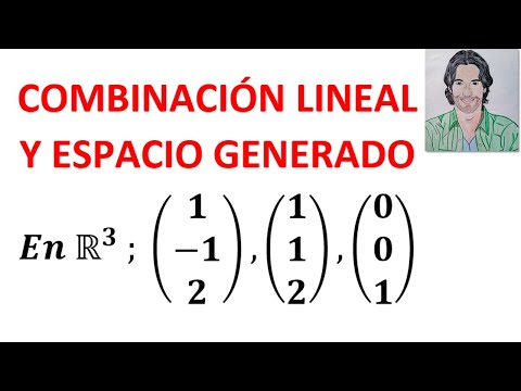 Conjunto GENERADOR de un ESPACIO VECTORIAL  Combinación Lineal y ESPACIO GENERADO ejercicios