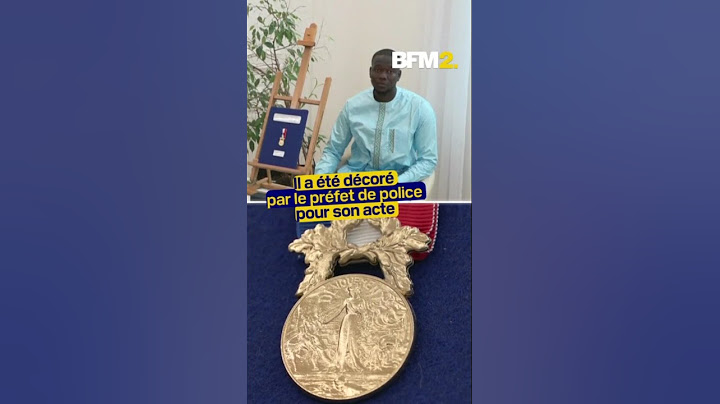 Fousseynou Cissé décoré par Laurent Nuñez pour avoir sauvé une famille d’un incendie à Paris