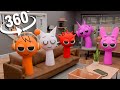 Incredibox Sprunki - In YOUR House 360°( Sprunki React ) | VR /4K