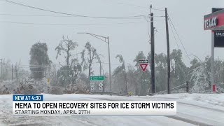 MEMA to open recovery sites Monday for January ice storm survivors