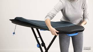 Joseph Joseph | Store Ironing Board with Advanced Cover Glide Plus Easy Black/Blue