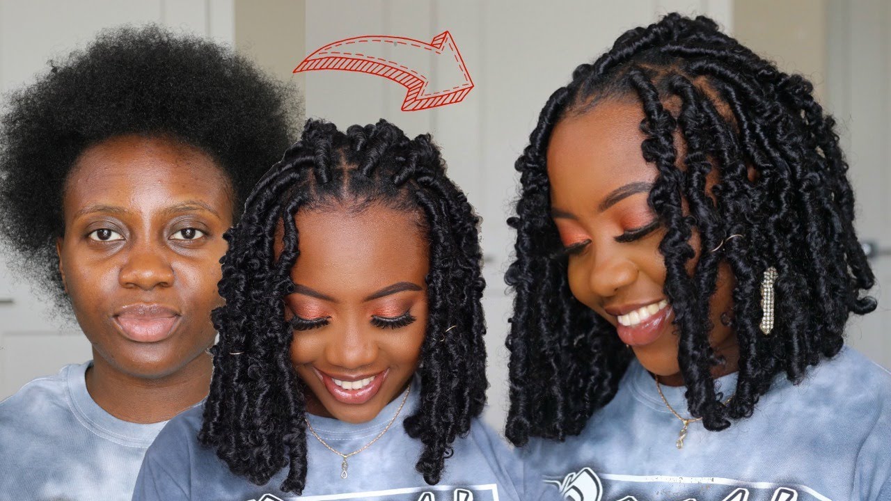 DIY Butterfly Locs Bob Tutorial | Protective Style How-to - YouTube