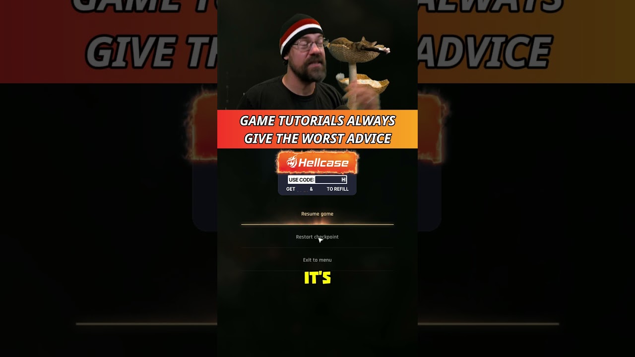 GAME TUTORIALS ALWAYS GIVE THE WORST ADVICE #cohhcarnage #twitch #twitchclips