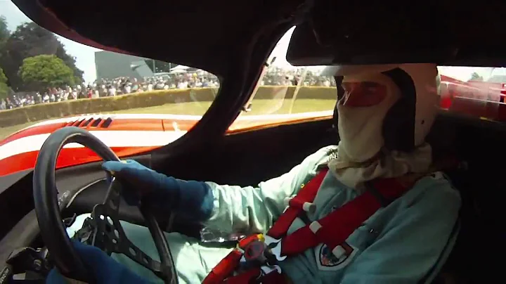 Richard Attwood driving the Porsche 917K at Goodwood