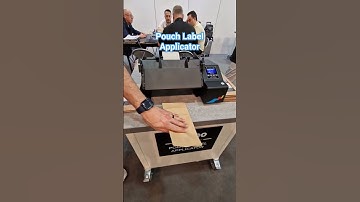 How to apply labels to pouches. #Afinia pouch label applicator. HD Labels