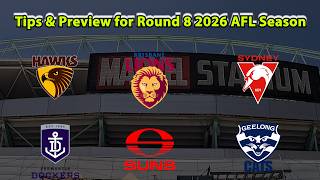 AFL Round 8 2026 Tips &amp; Predictions
