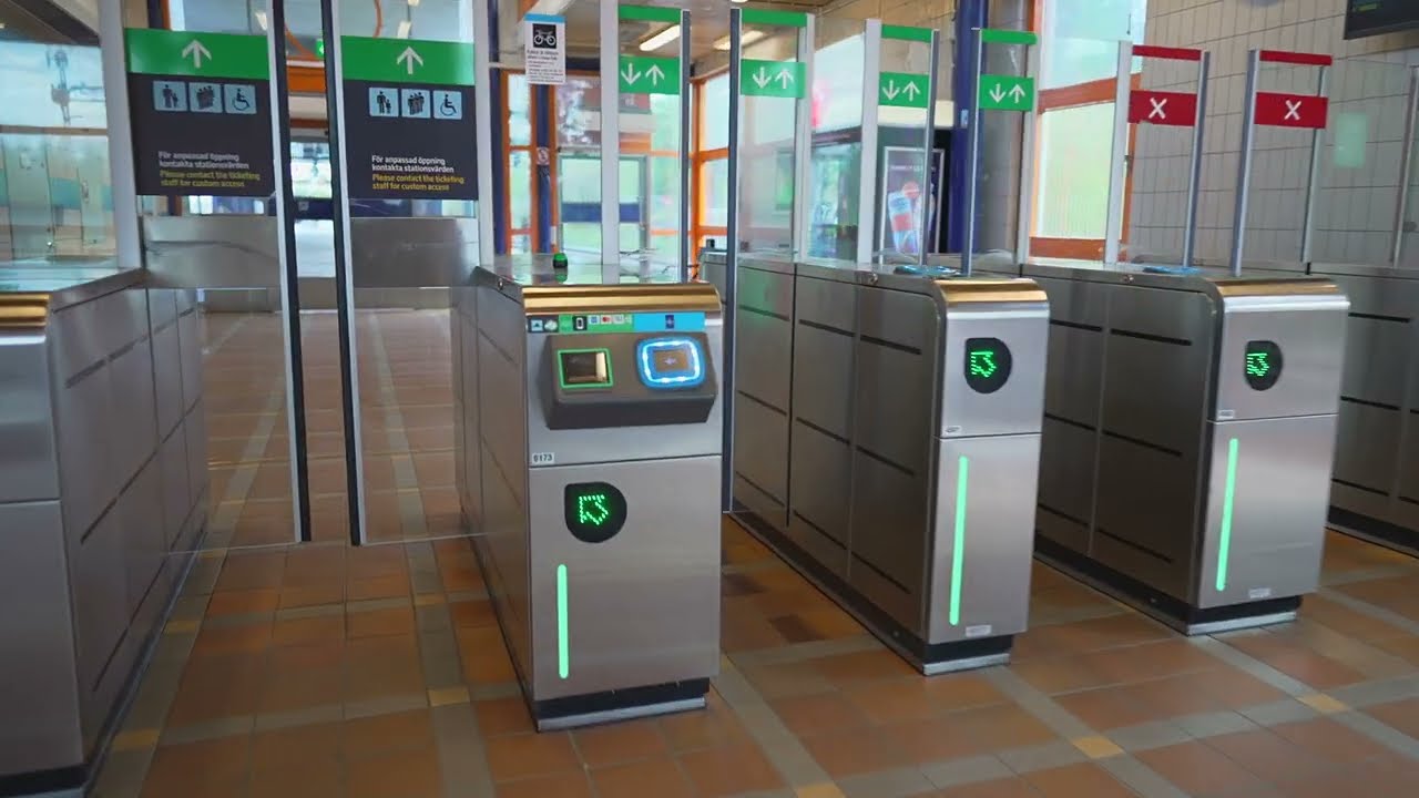 Sweden, Stockholm, train ride from Helenelund to Rotebro