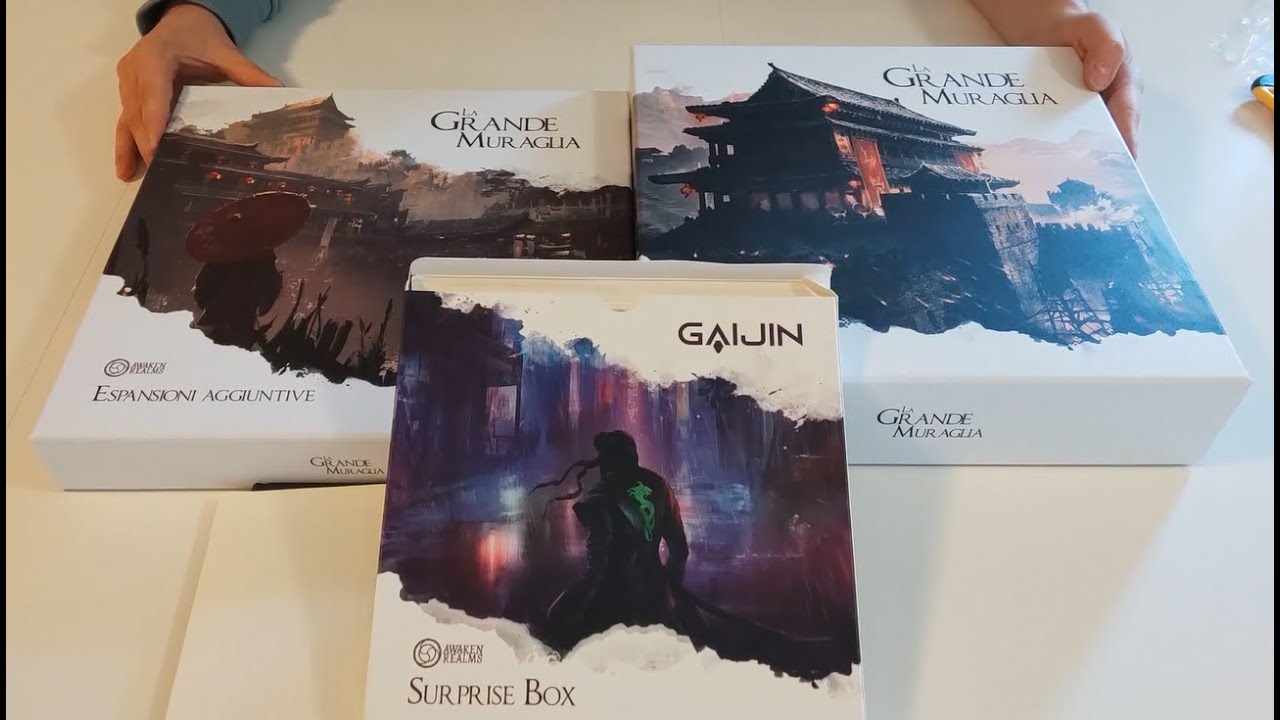 Unboxing La Grande Muraglia + Stretch Goals Box - Gioco da Tavolo (129# Unboxing Non Richiesto)