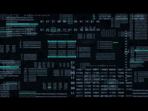 HUD Futuristic Technology Digital Big Data Number Code Screen Information Display | Motion Graphics
