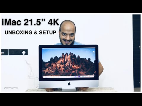 Unboxing & complete setup- Apple iMac 4k- 21.5 inch Retina Display- iJustine inspired editing