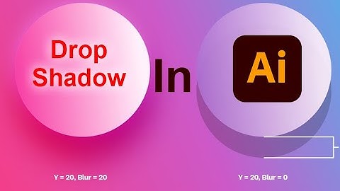How to Add Drop Shadow in Adobe Illustrator CS6