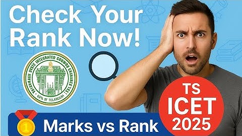 TS ICET RANK CALCULATION 2025 Don