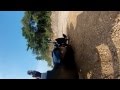 A simple motorcycle crash