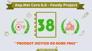 #38 Foody Asp.Net Core 6.0 Project - Product Section On Home Page