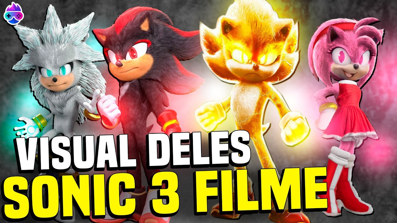 Sonic 3: O Filme  Estes são os personagens mais aguardados no