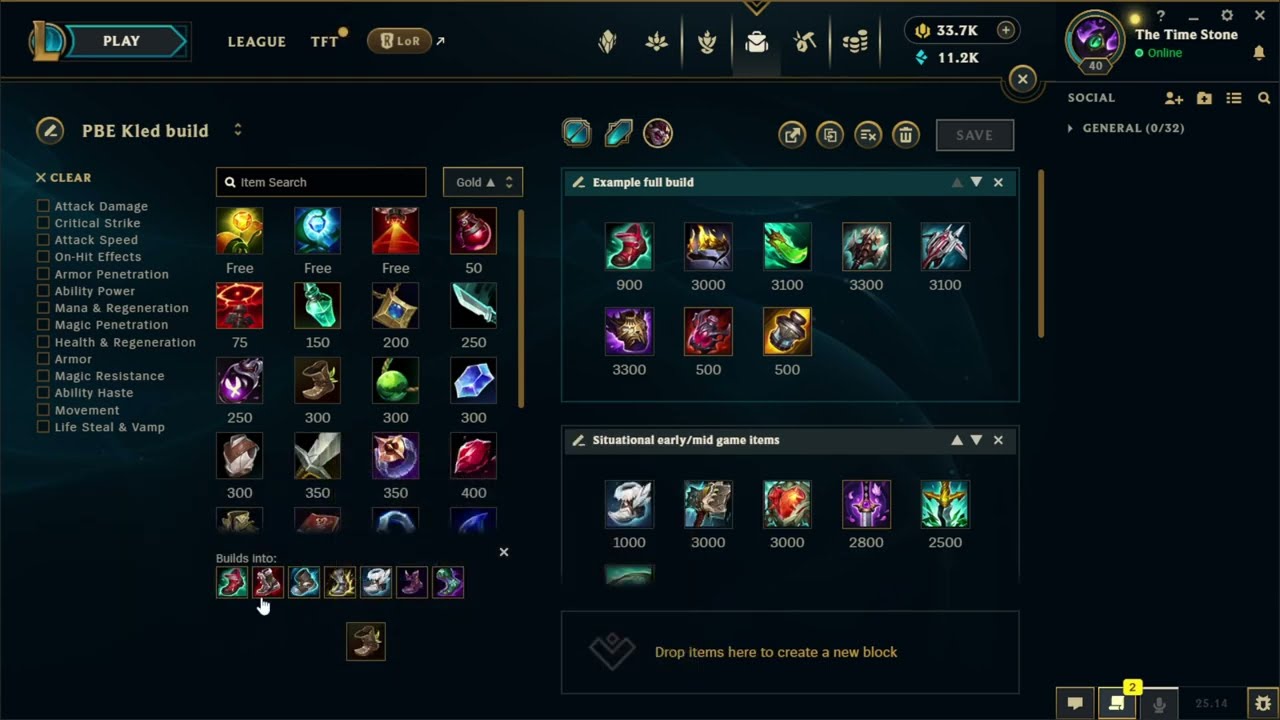 In-depth NEW Kled Item Guide (for PBE changes)