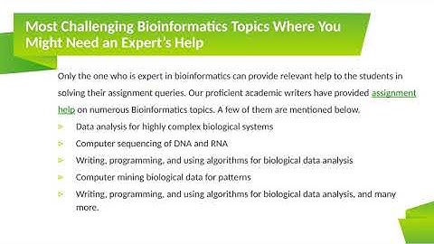 Bioinformatics Assignment Help   All About Biological Data