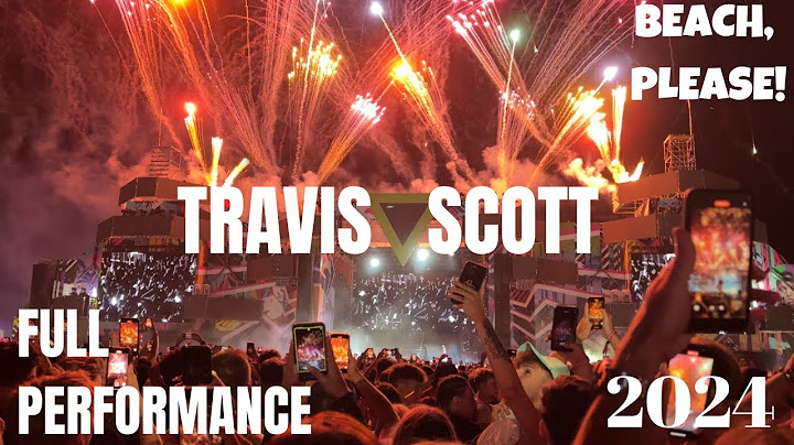 Travis Scott full set at @BEACHPLEASEfestival 2024