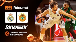 Le Résumé De Real Madrid Panathinaikos Athènes J22 - Turkish Airlines Euroleague