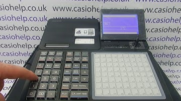 How To Perform A Factory Reset On The Casio SR-C4500 Cash Register