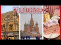 VLOGMAS: Гуляем по Москве // Conversation cafe 🎄