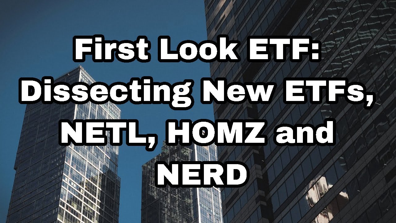 nerd etf New Update First Look ETF: Analyzing NETL, HOMZ, and NERD