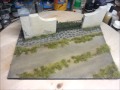 Building Miniart 36051 Diorama with park wall