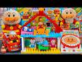 Satisfying Bandai Anpanman Block Labo Anpanman Bread Factory and Slide Block Bucket ASMR Unboxing