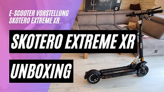 🛴 Skotero Extreme XR 🎁 Unboxing (52V, 26AH, 500W, 26,2 kg, 75 km Reichweite, 130kg Zuladung)