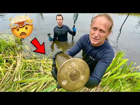 Insane magnet fishing using two 2 ton winches and a Mitsubishi 4x4 and Dan  finally loses it #21 