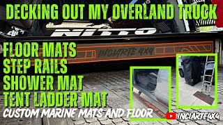 New Marine Floor for my Truck - Floor Mats, Step rails and MORE | TIKI ARMOR