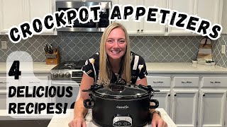 4 Easy and Delicious Dump and Go Crockpot Appetizer Recipes!