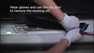 How to install Model Y Illuminated Door Sills