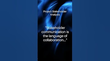 Project Management - Stakeholder Communication