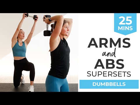 Two dumbbells, 12 minutes and these five exercises for toned