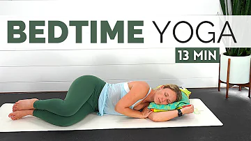 BEDTIME YOGA POSES | To Help You Relax and Fall Asleep Fast