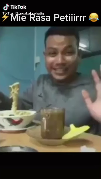 Video lucu Mie Rasa petir😂😂