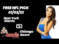 NFL Picks - New York Giants vs Chicago Bears Prediction, 1/2/2022 Week 17 NFL Best Bet Today